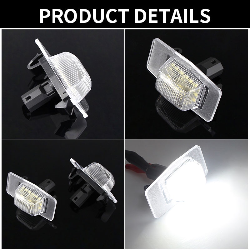 2pcs Canbus Lampu Plat Nomor LED Lampu Aksesoris Mobil Untuk Mazda 323mpv Protege Tribute Miata MX-5 Ford Escape Mercury