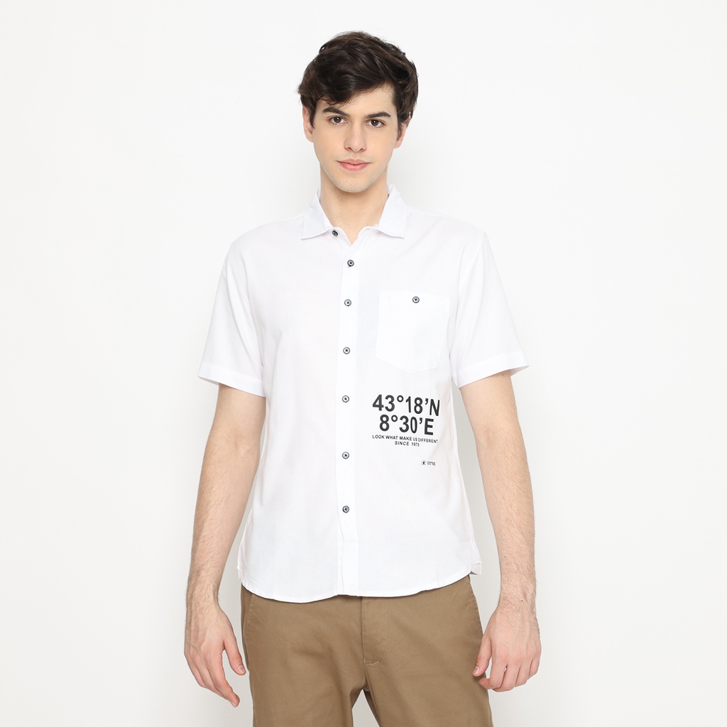 Code Male - Grafity Kemeja Pria Pendek Slimfit Art.02
