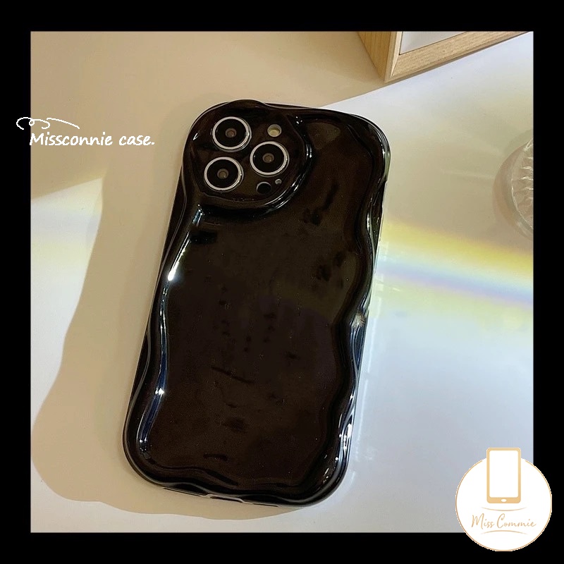 Casing Cat Air Mewah Halus Simple Untuk Redmi 9A 10 10C 10A A2 9 A1 9T 9C NFC Note8 9 11 11s 10s 10Pro 10 Pro Max Plus Poco M3 Glossy Shockproof 3D Wavy Curved Edge Soft Cover