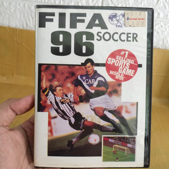Kaset Catridge Sega Mega Drive FIFA 96