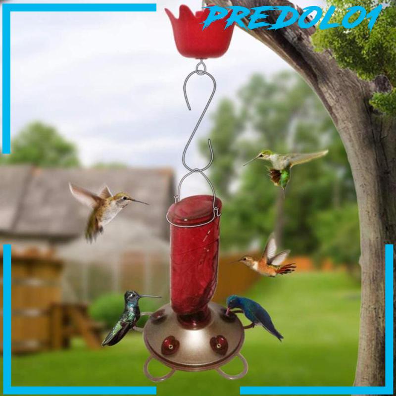 [Predolo1] Hummingbird Hanging Feeder Water Feeder System Untuk Balkon Taman Halaman Belakang