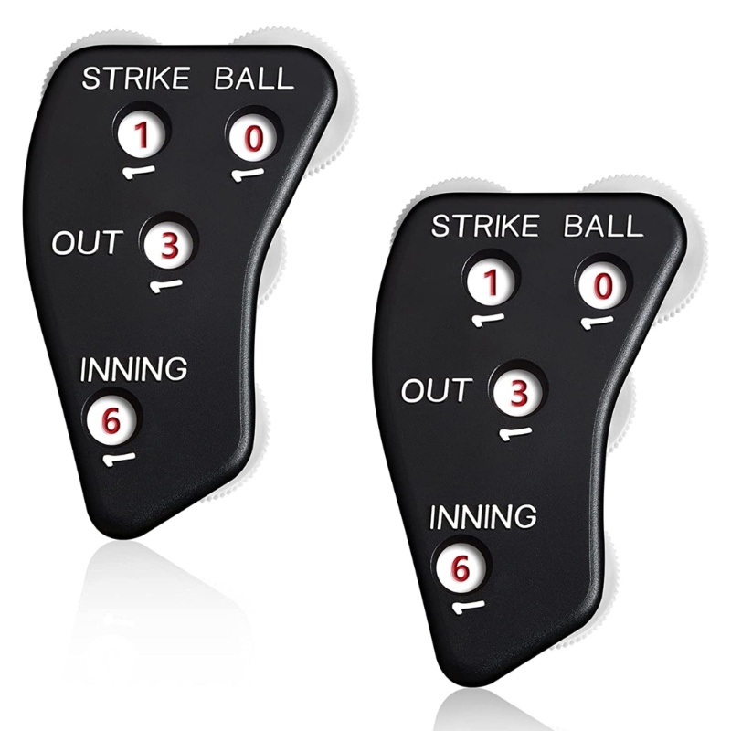 Sun 4roda Indikator Baseball Umpire Counter Clicker Untuk Bola Rekaman Softball