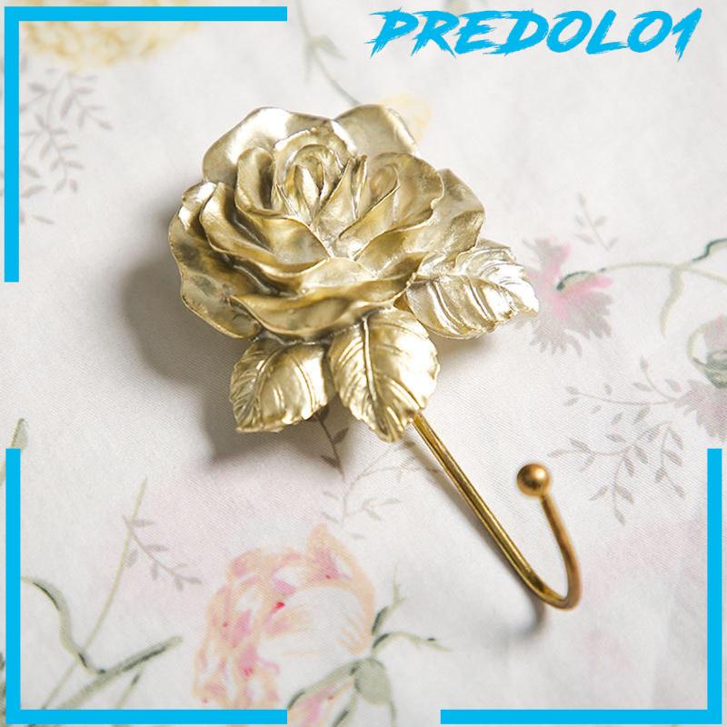 [Predolo1] Rose Hook Modern Pastoral Organizer Eropa Gantungan Pintu Untuk Dompet Tas Handuk