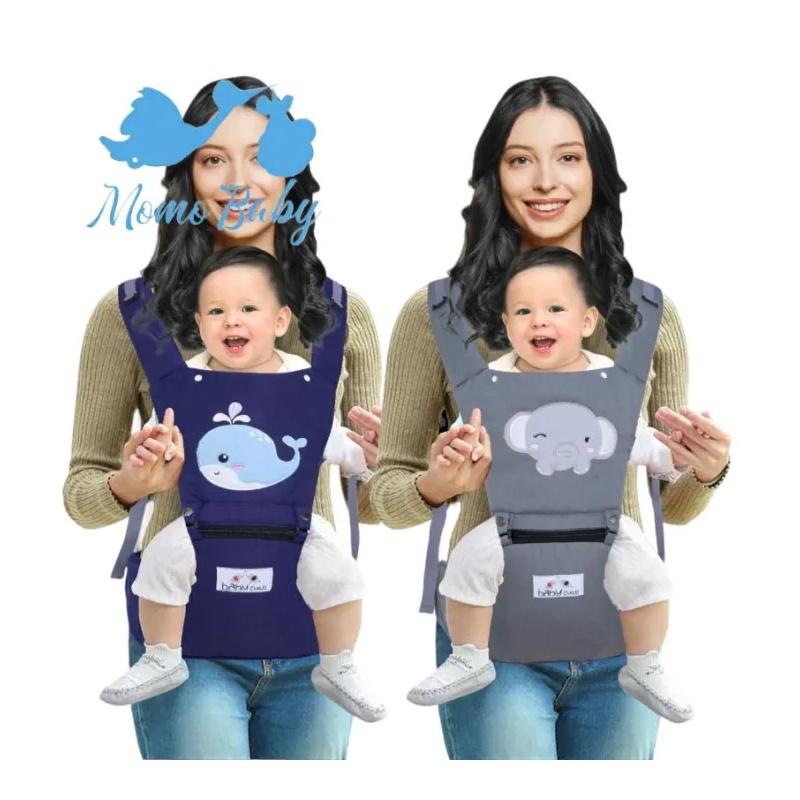 Baby Cute Gendongan Hipseat Karakter Bordir - Gendongan Bayi