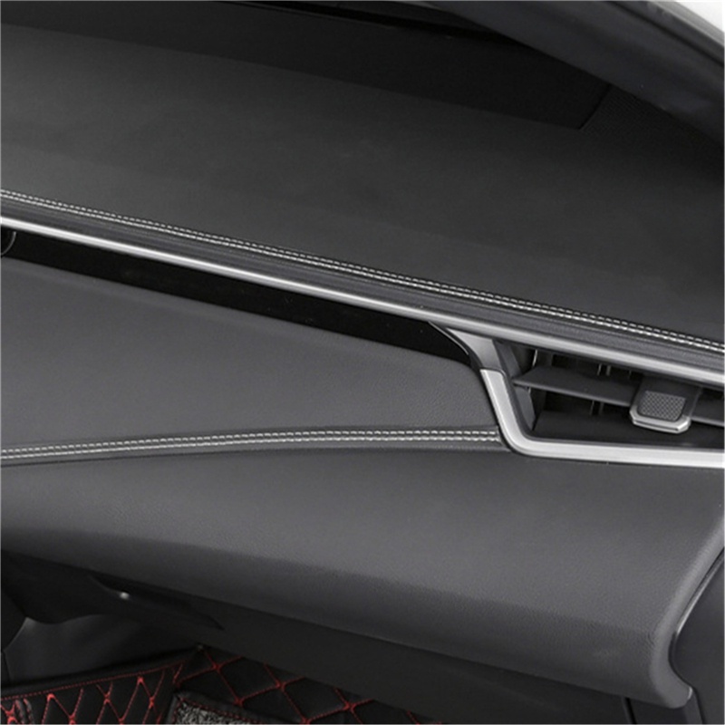 Strip Garis Hias Kepang Bahan Kulit Pu Untuk Stiker Dashboard Pintu  Strip DIY Interior Mobil Universal Flexible Dekorasi Interior Molding Trim