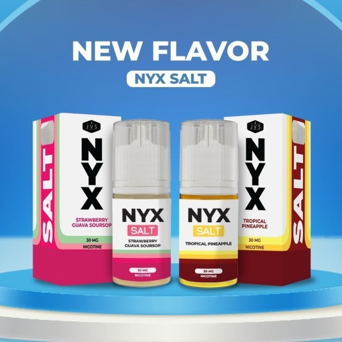 Liquid Vape Vapor NYX Saltnic 30MG 30ML By JVS Original