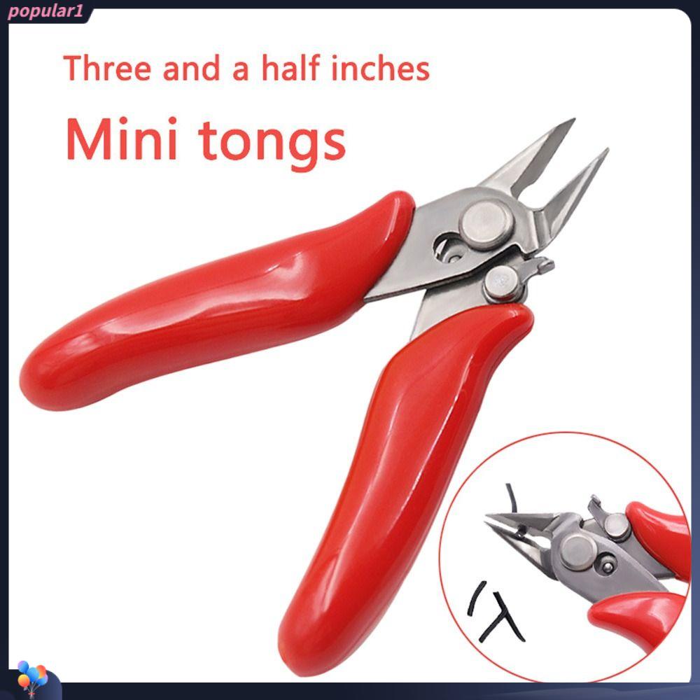 Populer 2Pcs Pemotong Kabel Kawat Listrik Cutting Side Snips Stainless Steel Hand Tools Diagonal Tang
