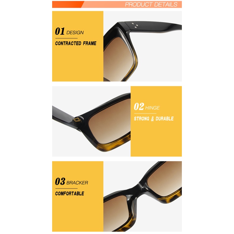 Kacamata Hitam Retro Berengsel Bahan Metal Dengan Bingkai Persegi Untuk Wanita Pria UV400