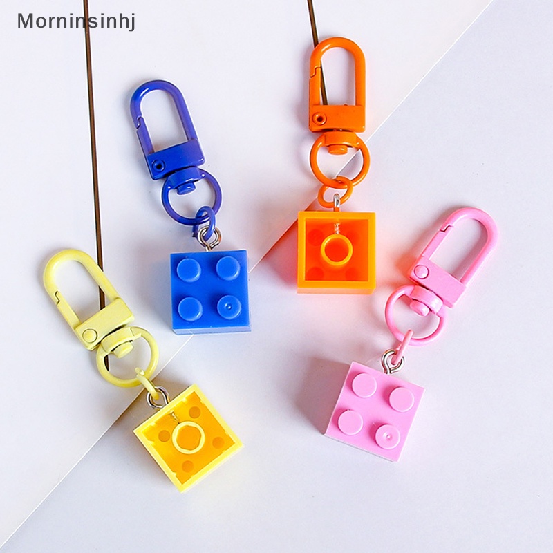 Mornin Bata Bangunan Gantungan Kunci Keyring Aksesoris Untuk Pasangan Persahabatan Wanita Dan Pria Aksesoris Keyring Gift id