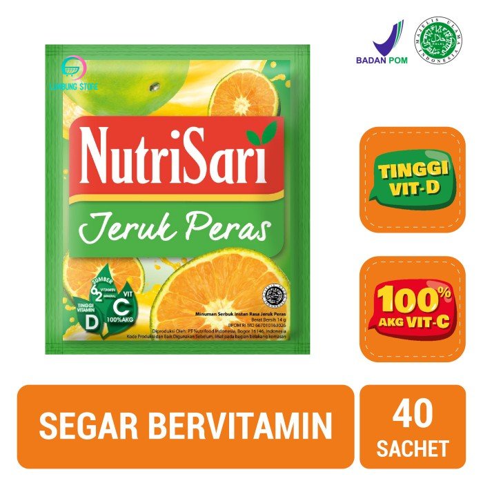 

NutriSari Jeruk peras (40 Sch)