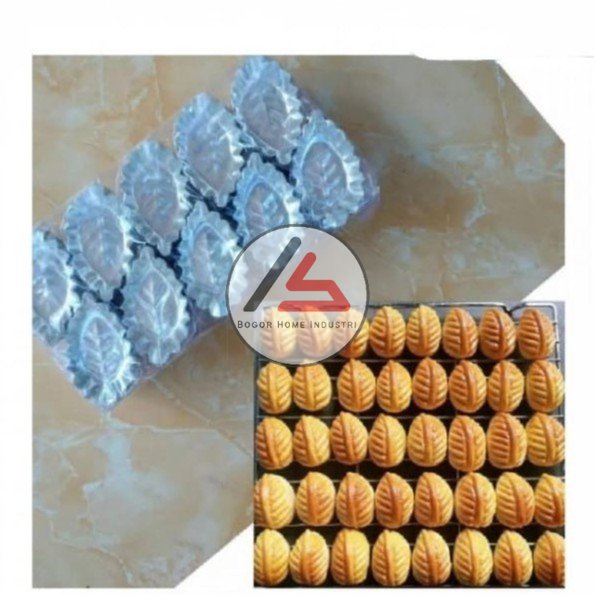 Cetakan Kue Nastar Daun / Cetakan Kue Nastar Bunga ( isi 200pcs )
