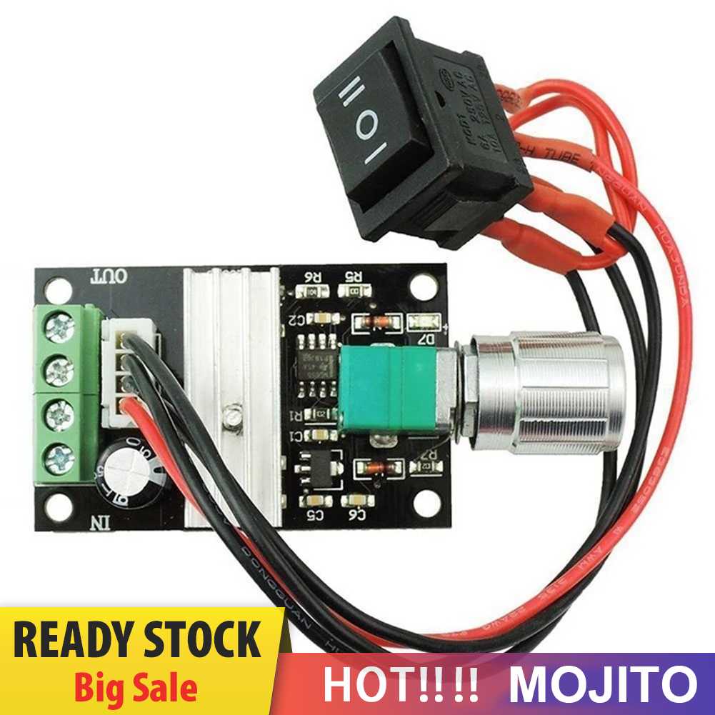 Dc 6V 12V 24V 28V Driver Motor DC 3A Variable Speed Controller Saklar Bolak Balik