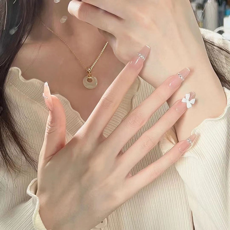 Kalung Geometris Bulat Keberuntungan Berlian Imitasi Fashion Alloy Untuk Wanita