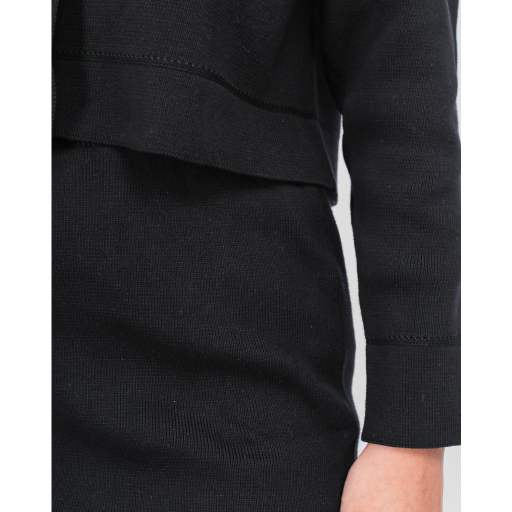Olivia Knit Skirt Black