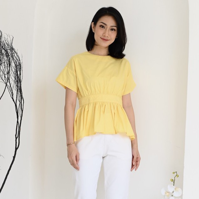 Ms Daisy Luna Top Baju Atasan Wanita Kasual Lengan Pendek