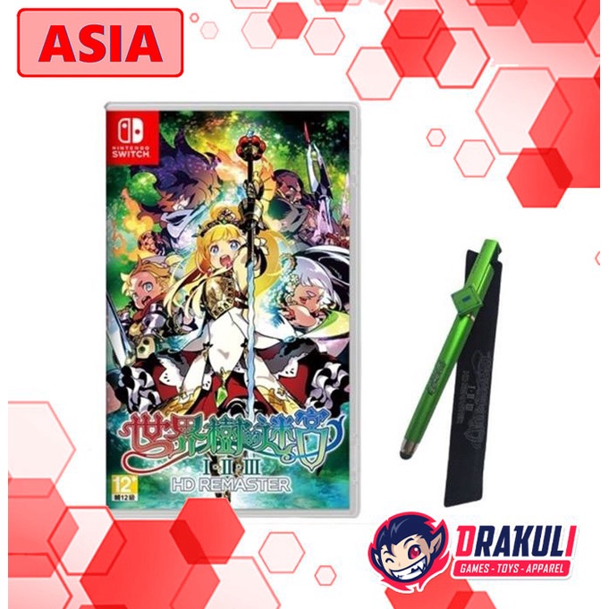 Switch Etrian Odyssey Origins Collection HD Remaster With Pen