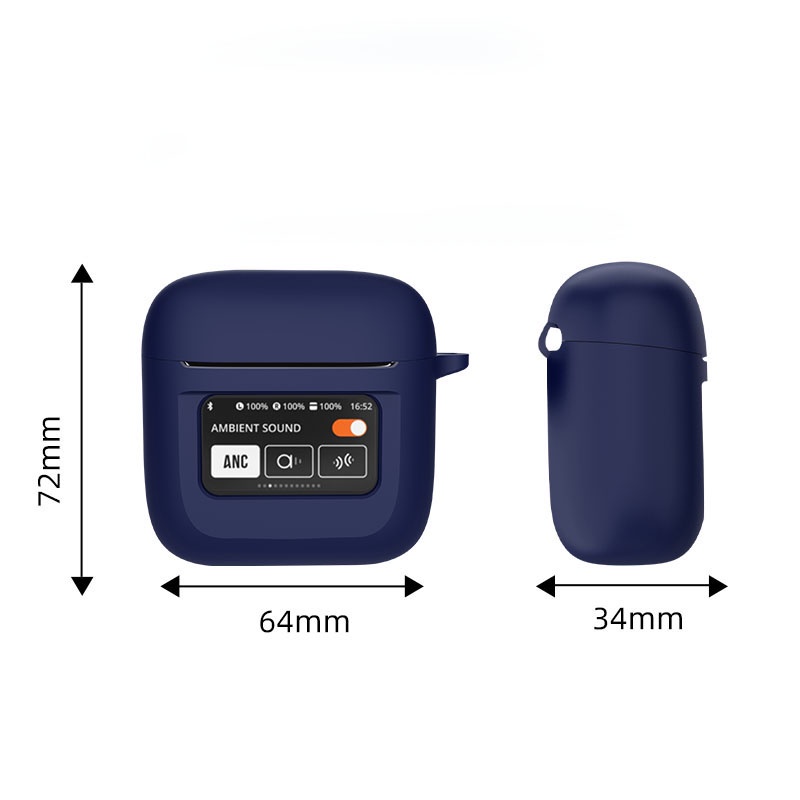 Untuk JBL Tour Pro2 case Silikon Bluetooth Earphone Non-slip Melindungi Cover Untuk JBL Tour Pro2 hearphone case