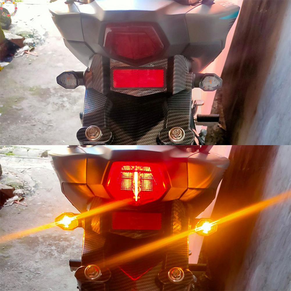 2buah Lampu Sein Sein Lampu Sein Set Indikator Sinyal Amber Universal