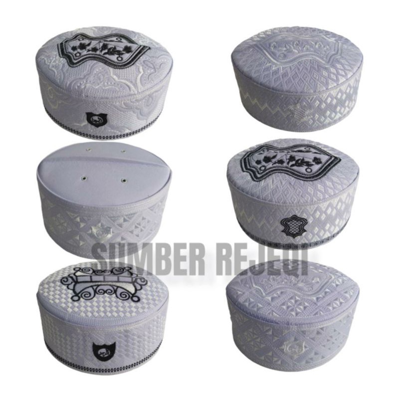 Songkok Putih Kopyah Putih No 1-10 Peci Putih Anak Dewasa Asagofa Peci Kopiah haji AL HAMID Anak Dew