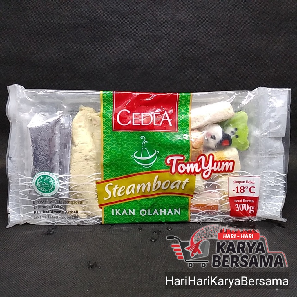 

CEDEA FROZEN STEAMBOAT SET TOMYUM IKAN OLAHAN 300GR