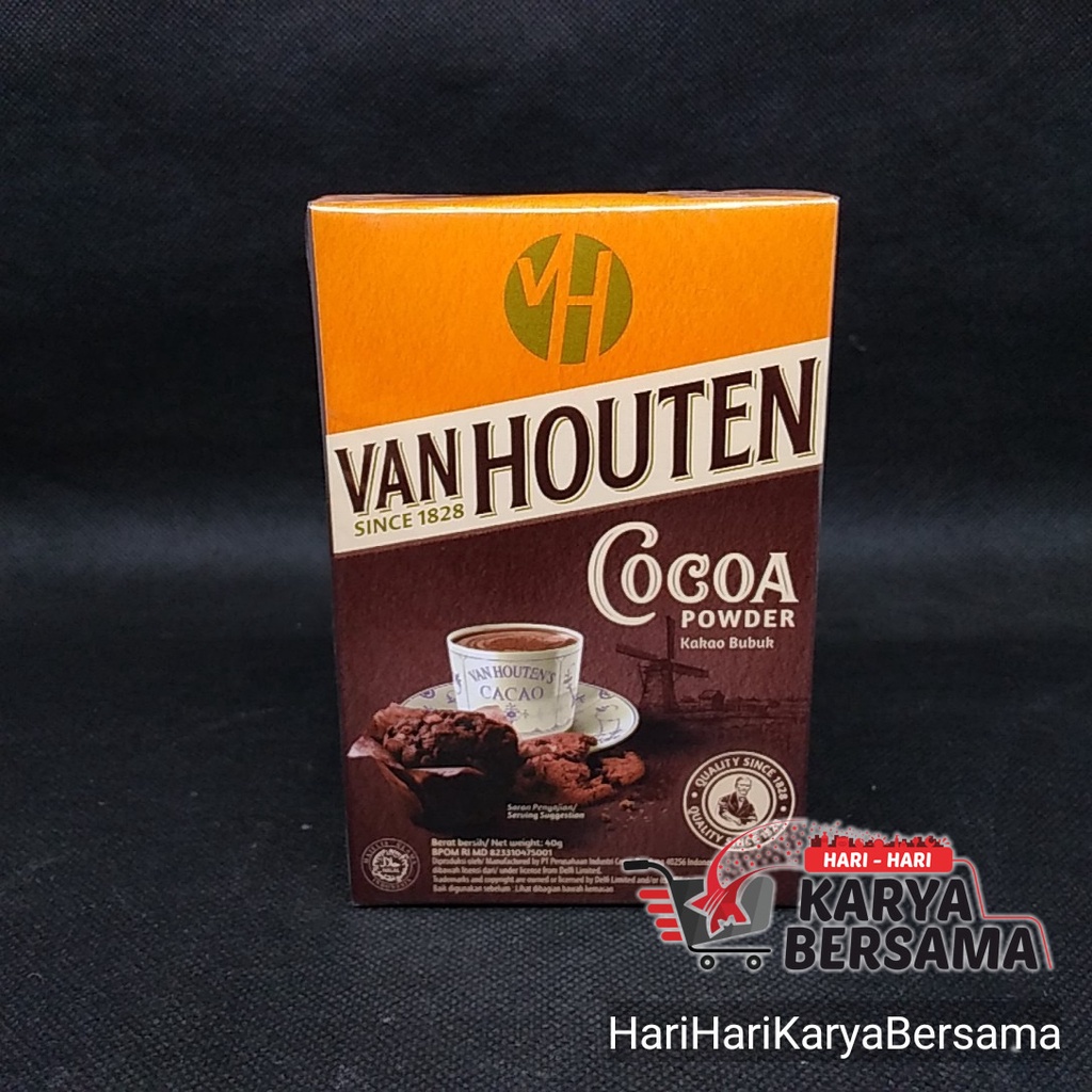 

VAN HOUTEN BUBUK SERBUK TEPUNG COCOA POWDER 40GR