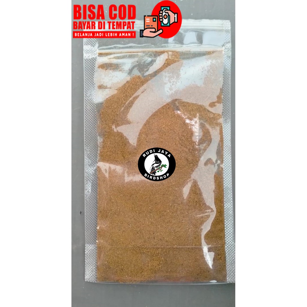 JUAL TEPUNG BELALANG EF EKSTRA FOODING TAMBAHAN BURUNG MURAI KACER ANIS CUCAK JALAK CIBLEK