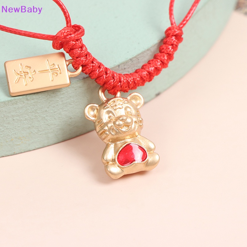 Newbaby2022tali Macan Imlek Tali Merah String Gelang Handmade Craft Hadiah ID