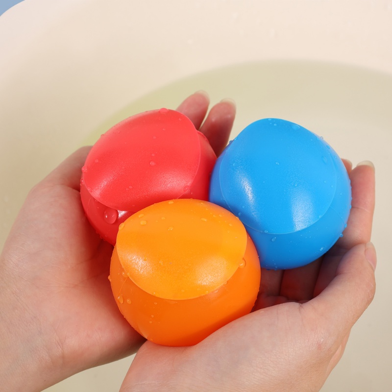 High Quality Reusable Soft Silicone Water Ball/ Fillable Water Balloons Pool Interaktif Toy/ Mainan Bola Percikan Lempar Anak-Anak Pantai Luar Ruangan