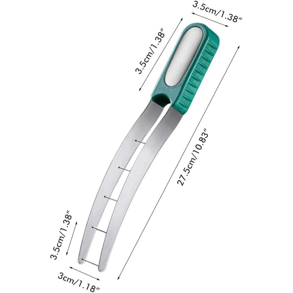 Jeromy Watermelon Slicer Multifungsi Kreatif Stainless Steel Cepat Aman Pembagi Peeler