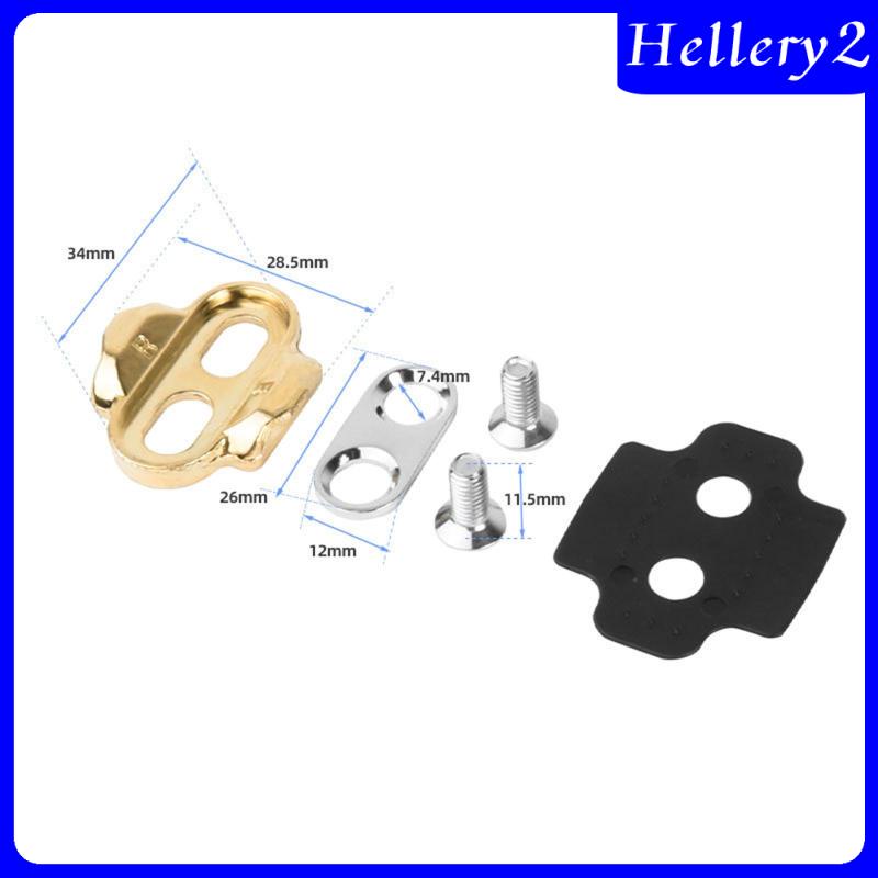 [Hellery2] Set Pengunci Cleat Sepatu Sepeda Cleat Stabil Pedal Locking Untuk Indoor Outdoor