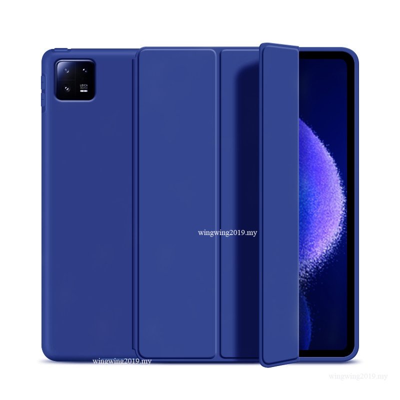 Smat Case Untuk Xiaomi Pad6 2023 11inch PU Leather Tri-folding Magnetic Cover Funda Untuk Xiaomi Mi Pad 6mipad 6pro 2023 Case