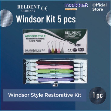 BELDENT - Windsor Style Restorative Kit  5pcs / Instrument Style Italiano