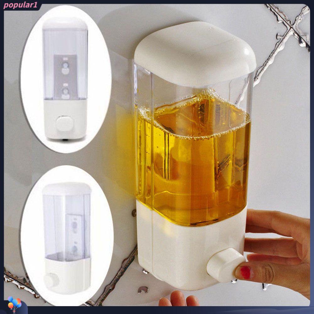 Dispenser Sabun 500ml Populer Bahan ABS Transparan Berkualitas Tinggi Sanitizer Cair