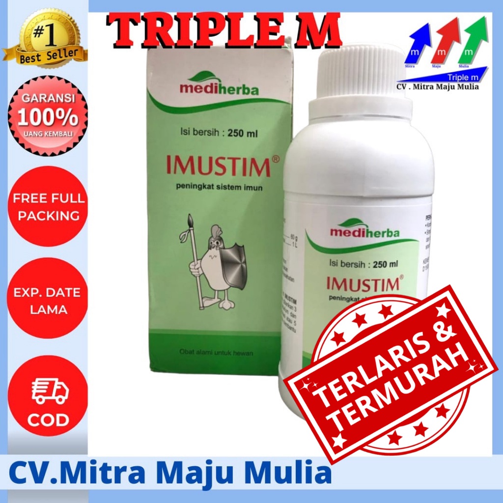 IMUSTIM 250 ML MEDION MENINGKATKAN SISTEM IMUN HEWAN