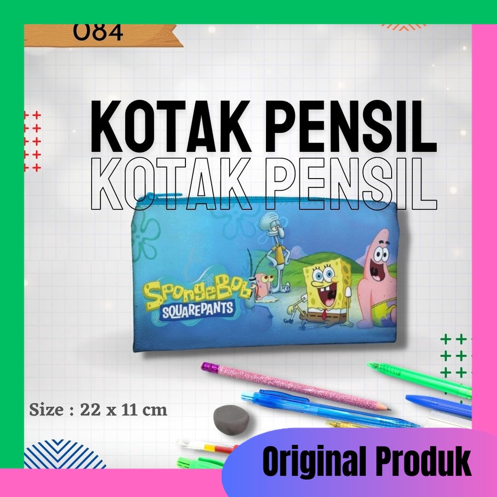 

Tempat Pensil, Kotak Pensil 084 gambar Sponge Bob Serbaguna Murah Dan Kualitas Terjamin , Original Produk Bahan Tebal