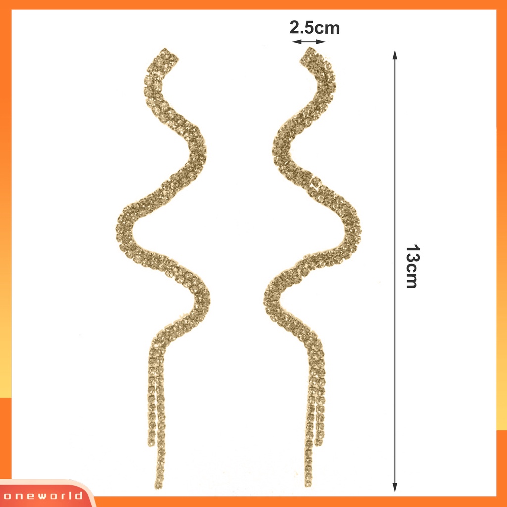 [WOD] 1pasang Anting Tusuk Telinga Hias Bentuk Ular Hias Berlebihan Untuk Liburan