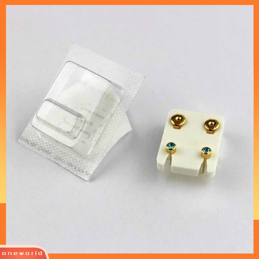 [WOD] 12pasang Stud Earring Piercing Anting Hadiah Akrilik Gadis Berlian Imitasi Hias Ear Studs Untuk Perjamuan