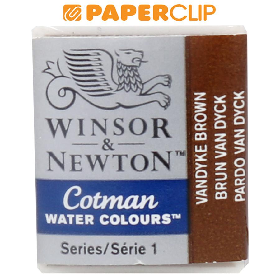 

CAT AIR / WATERCOLOUR WINSOR & NEWTON COTMAN HALF PAN S1 VANDYKE BROWN 0301676CWC