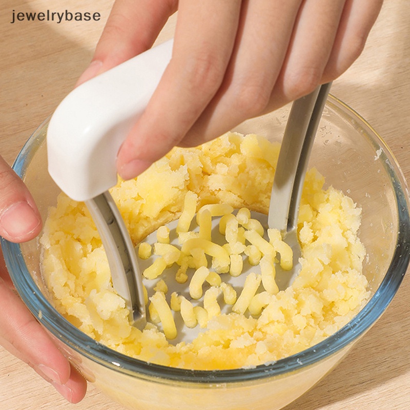 [jewelrybase] Kitchen Potato Masher Alat Penghancur Press Kentang Sayur Buah Plastik Butik