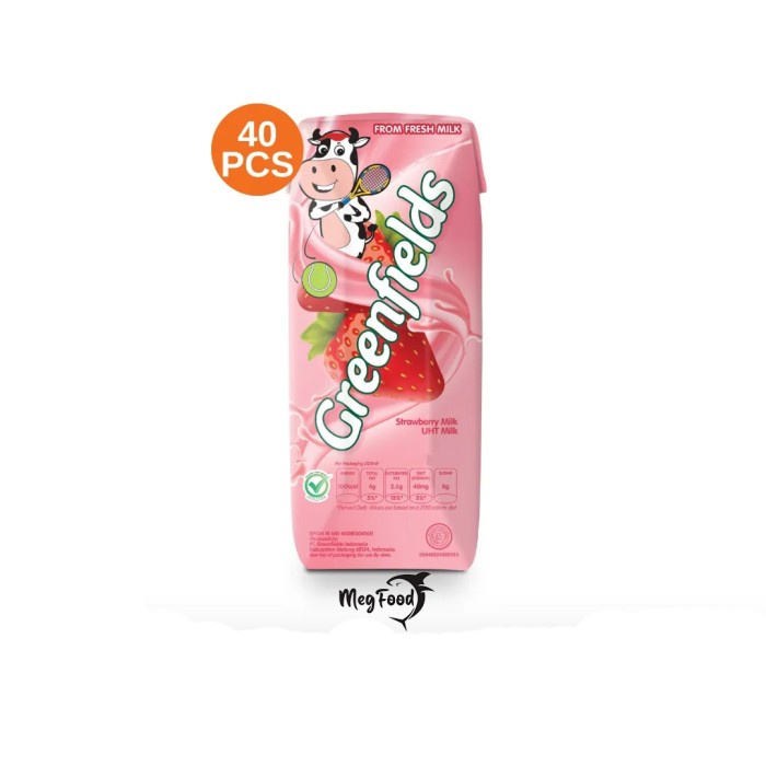 

Susu UHT Greenfields Strawberry 105ml x 40 (1 Karton)