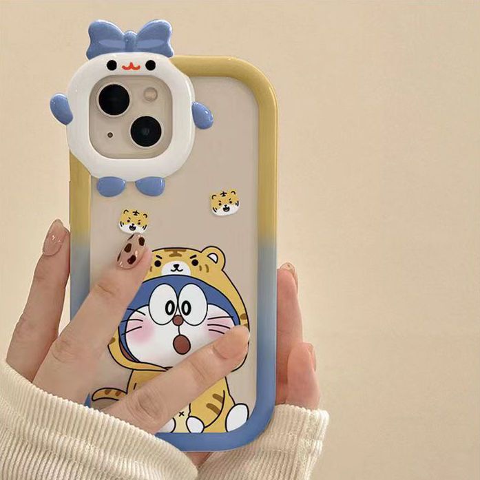 Cartoon Lovely Doraemon Case for iPhone 12 12PRO 12PROMAX 13 13PRO 13PROMAX 14 14PLUS 14PRO 14PROMAX