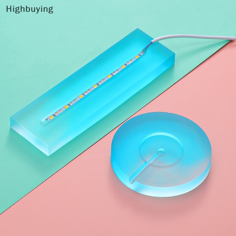 Hbid Inovasi Dan Kesederhanaan Cetakan Silikon Melingkar DIY Rumah Kecil Lampu Malam Led Ornamen Holder Glory
