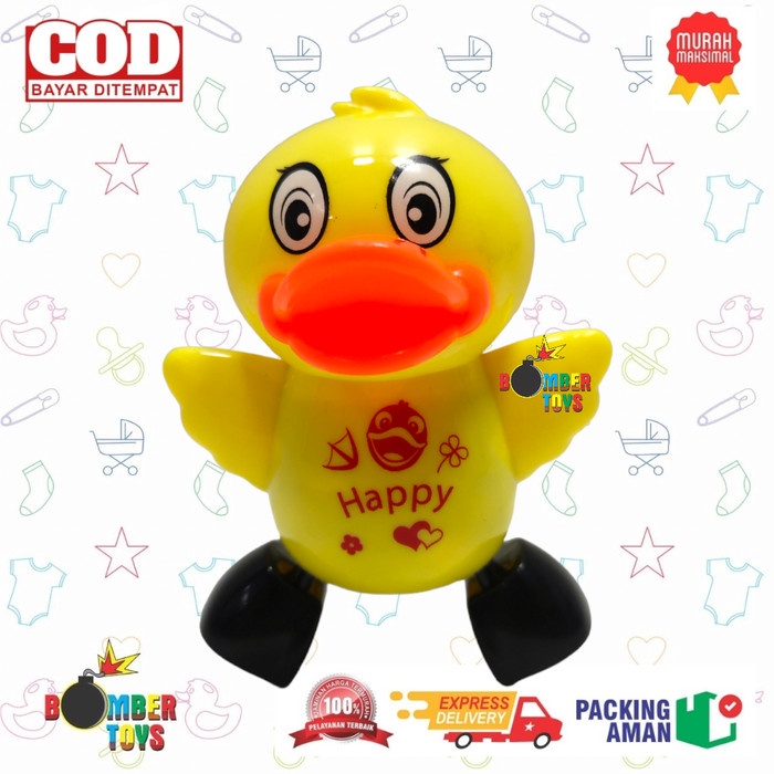 MAINAN ANAK BEBEK LUCU BERPUTAR GOYANG NAIK TURUN Dance duck anak bayi suka lucu ketawa