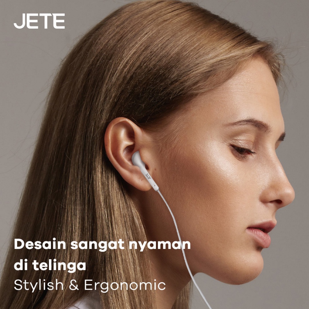 Headset Earphone Lightning JETE Classic 2 - Garansi 2 Tahun