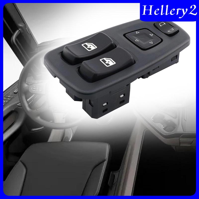 [Hellery2] Saklar Power Window Listrik 1445793 Pemasangan Mudah Hitam Untuk