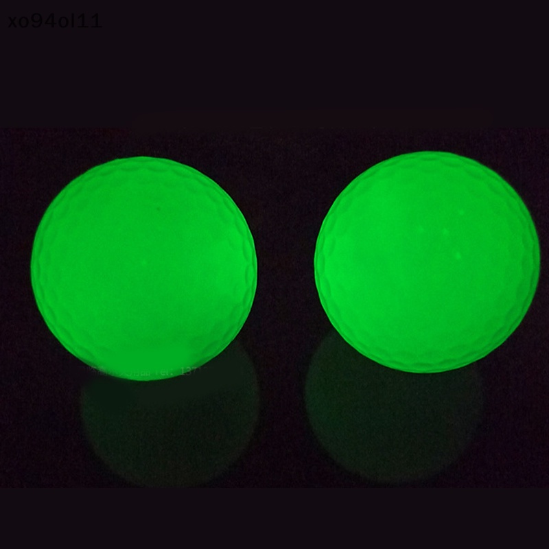 Xo Bola Golf Malam Luminous Light Up Golf Balls Bright Night Glow Reusable OL