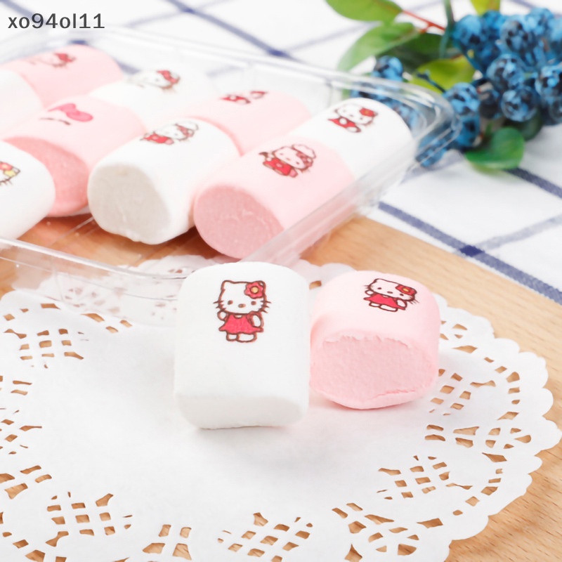 Xo 100Pcs /Box Roti Edible Gluous Rice Paper Kukus Bakpao Stiker Kartun OL