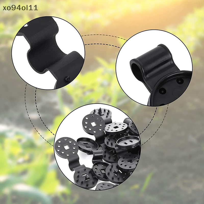 Xo 10pcs Klip Jaring Peneduh Matahari Plastik Alat Berkebun Greenhouse Shade Cloth Fix Clamp OL