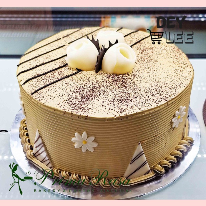 

PRIMARASA Lapis Marmer Mocca 20cm Tart Birthday Cake Kue Ulang Tahun