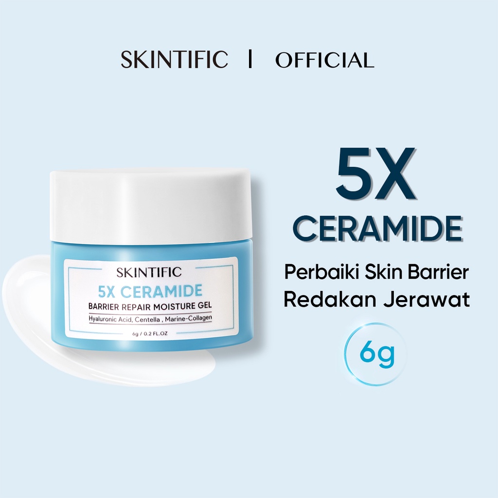 [Travel size] SKINTIFIC Glow &amp;  Moisturizer Duo MSH Niacinamide Brightening Moisture Gel+5X ceramide moisturizer 6g+6g